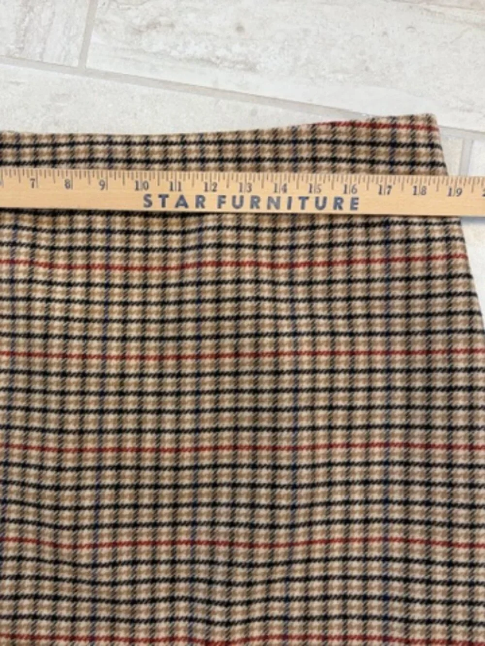 NWT J. Crew Women's Pencil Skirt Size 16 Wool Blend Heritage Plaid Office Preppy